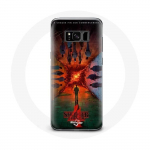 Coque pour Samsung Galaxy S8 Plus Stranger Things Saison 4 Affiche Equipages de la Nouvelle Th&eacute;orie