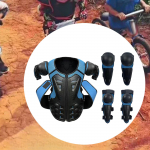 Vaiki&scaron;ka purvo motociklo apranga Motociklo važiavimo apsauginė kelio blauzdos apsauga Apsauginis kostiumas Pilnas