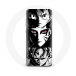 Coque - Maniacase - Galaxy A10 - Noir et blanc - Anime manga - Souple balta