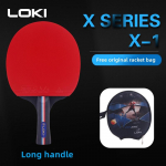 Loki X1/X2/X3 ITTF stalo teniso lazda, profesionali raketė, didelio elastingumo kempinė, guminė stalo teniso lazda su raketės krep&scaron;iu LOKI X1  1pcs FL/Long Handle
