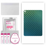 apgo Protective Skin Sticker for the back compatible with Apple iPad mini Wi-Fi, Wrap Film, Foil, Vinyl - Pattern Carbon Chameleon CAKA1