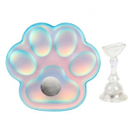 Nagų praktikos stovas Manikiūro letenos atrama Stabilus Ekologi&scaron;kas Nagų katė menui Eksponavimo įgūdis mėlyna