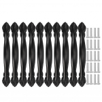 10 komplektų spintelės rankenos paprastos stiliaus 96 mm durų rankenos, skirtos stalčių biuro juodai