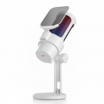 M8 USB žaidimų mikrofonas Kompiuterio mikrofono rinkinys RGB ap&scaron;vietimas su trikoju Kardioidinis režimas Surinkimas Vienas mygtukas nutildyti ir stiprinimo reguliatorius tiesioginei transliacijai