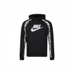 Nike Logotipo raidės Spausdinimo Hoodis Vaikams Hoodiai Juodas CJ7888-010 S