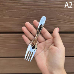 Nerūdijančio plieno apvalus &scaron;auk&scaron;tas tinklelis raudonas auksinis vakarienės ilga rankena mai&scaron;ymo desertiniai &scaron;auk&scaron;tai virtuvės priedams dalykėliai fork