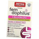 Probiotikai moterims, Vegan Fem Dophilus 5 milijardai, Jarrow Formulas 30 kaps. (69345008) 30vcaps