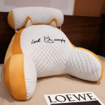 Ledinis pupelės galvūgalio pagalvėlė: Mink&scaron;ta pagalvė lovai, sofai ar juosmens atramai Large Cushion [70x50]