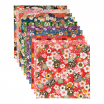 Kawasumi Washi Specialus Kioto Yuzen Washi Chiyogami Įvairūs 10 ra&scaron;tų Rankomis dažytas popierius, 15cm, Ra&scaron;tai,
