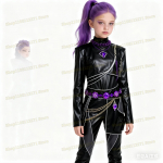 Kpop Demonų Medžiotojai Rumi Cosplay Kostiumas Perukas Juodos Odos Mū&scaron;io Kostiumas Suaugusioms Moterims Paltas Kelnės Diržas Pir&scaron;tinės Helovino Vakarėlis 130