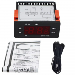 ETC-961 220V Termostatas Temperatūros Reguliatorius Drėgmės Kontrolė Termometras Higrometras &Scaron;aldymo Signalizacija NTC Jutiklis
