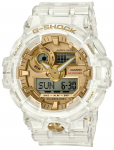 Casio GLACIER GOLD Skaidrus Laikrodis G-Shock GA-735E-7AJR Vyri&scaron;kas