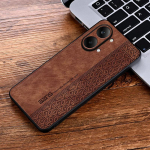 EUCAGR prabangus PU odos telefono dėklas skirtas Xiaomi POCO X8 Pro Max, atsparus smūgiams, mink&scaron;tas galinis dangtelis skirtas Xiaomi POCO X8Pro Max POCO X8 Pro ruda