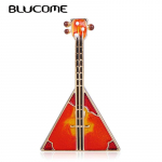 &bdquo;Blucome&ldquo; kūrybinga muzikinė trikampė gitaros formos sagė emaliuota aukso spalva papuo&scaron;alai, moteri&scaron;ki drabužiai, skara, kepurė, krep&scaron;ys, segtukai. raudona