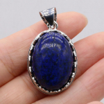 Natūralaus akmens pakabukas Ovalus Rožinis Kvarcas Ametistas Opalas Malachitas Lapis Lazuli Agatas Žalias Aventurinas Pakabukai papuo&scaron;alams Pasidaryk pats karolių priedai 20x30mm