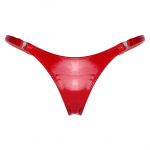 Moteri&scaron;kos seksualios lakuotos odinės kelnaitės apatinis trikotažas &Scaron;lapias žvilgsnis Blyksintis žemas, dirbtinės odos apatinis trikotažas G-string string L
