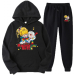 Rainbow Brite Printed Vyri&scaron;ki Moteri&scaron;ki sportinių kostiumų rinkiniai Laisvalaikio džemperio ir kelnių 2 dalių rinkiniai Negabaritiniai megztiniai Madingi unisex drabužiai XXXL