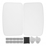 for Tesla Model 3 Upgraded Sunshade Car Sunroof Shade Heat Insulation UV Protection Split Accessories Replace with Storage pilka spalva