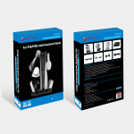 PSVR2 PS5 valdiklio įkrovimo stotis su au&scaron;inimo stovu greito įkrovimo daugiafunkcinis įkrovimo dokas PSVR2 priedams