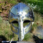 Viduramžių grūdintas Arngrim Norman Viking &scaron;almas Helovino kostiumas Cosplay &scaron;almas gimtadienio dovana