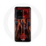 Coque pour Samsung Galaxy S20 Ultra Stranger Things Affiche Equipages Fan Art Saison 4