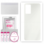 apgo MATTE Protective Skin Sticker for the back compatible with Oppo A55 4G, Wrap Film, Hydrogel Film, Flexible, Soft TPU with positioning layer easy