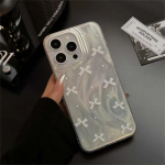 Skirtas iPhone 15 Pro Max Fashion Gradient Bow mazgas telefono dėklas, skirtas iPhone 11 12 13 14 15 Pro INS smūgiams atsparus dangtelis iPhone 11 mėlyna