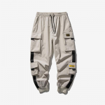 Laisvai prigludę kelių ki&scaron;enių bėgiotojai Pavasaris vasara Vyri&scaron;ki gatvės stiliaus juosmens rai&scaron;teliai Laisvalaikio kelnės Cargo Pants Fitness Outdo XXL