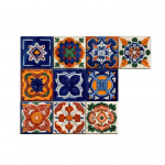 10 lapų marokieti&scaron;ko stiliaus sienų lipdukas Vintažinis lipnus vandeniui atsparus PVC nuimamas vonios kambarys C