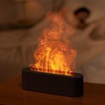 1 vnt. imitacinė liepsnos aromaterapijos lempa, 5,07 oz USB maitinimo &scaron;altinis RGB &scaron;viesos laikmatis drėkintuvas miegamojo biuro oro valymo dekoravimui