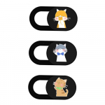 Internetinės kameros dangtelis, ne&scaron;iojamojo kompiuterio kameros dangtelis, ypač plonas, tinka &bdquo;MacBook Air Pro iPhone iPad&ldquo;, &bdquo;Mac&ldquo; kameros blokatorius, skirtas ne&scaron;iojamojo kompiuterio apsaugai 3Pcs B