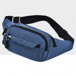Juosmens krep&scaron;ys vyrams ir moterims Fanny Pack Belt Bags Sling Tvirtas vandeniui atsparus unisex krūtinės krep&scaron;ys One Size mėlyna