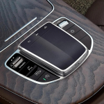 TPU Car Center Control pelės ekrano apsauginis dangtelis skirtas Mercedes Benz E Class 19-23 C Class 19-21 GLC 20-22 EQC 20-23 sidabras