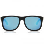 Ray Ban Rb4165f Justin Azijieti&scaron;kas prigludimas 622 55 Vyri&scaron;ki akiniai nuo saulės Black Rubber/55-17-140