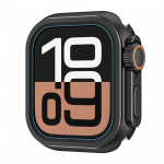 Metalinis rėmelis-buferis Apple Watch 46mm 45mm 44mm Apsauginis rėmelio dangtelis iWatch Series 10 9 8 7 6 5 SE Paverskite į Ultra 2 49mm For 46mm juoda