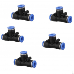 5 Pcs 6mm to Fittings Quick Connectors