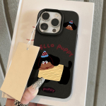 Oda primenantis telefono dėklas iPhone 11 13 16 Pro Max iPhone XR XS Max 14 15 Pro Max 12 13 Pro Max 16 Plus 13 Pro 14 Pro, animacinis, dažytas, makarono spalvų iPhone 16 Pro Max rožinė