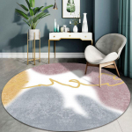 Apvalus Kilimas Modernus ir Paprastas Skandinavi&scaron;kas Apvalus Kompiuterio Kėdės Pagalvėlė Besisukanti Kėdės Pagalvėlė Miegamojo Lovos &Scaron;oninis Kilimas Diameter 120cm