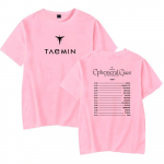KAR&Scaron;TA mada vasaros moterų vyri&scaron;ki trumpomis rankovėmis mar&scaron;kinėliai &bdquo;Taemin Ephemeral Fitness&ldquo; drabužiai nauji vyri&scaron;ki mar&scaron;kinėliai &bdquo;Cosplay&ldquo; mar&scaron;kinėliai XS juoda