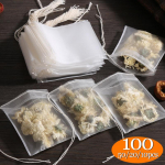 100/50/10 vnt. vienkartiniai arbatos mai&scaron;eliai, arbatos infuzijos filtrų mai&scaron;eliai su &bdquo;String Heal&ldquo; sandarikliu, maistinio neaustinio audinio prieskonių filtrai arbatos mai&scaron;eliai 5X7CM-50PCS