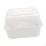 Hamster Cage Habitat Ventilation Creative Easy to Clean Small Animal House for Mice pilka spalva
