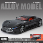 1:24 AMG Mercedes Benz GT Garso ir &scaron;viesos atitraukiamas lydinio automobilio modelis Die-cast žaislas su garsu ir &scaron;viesa Transporto priemonės dekoracija Žaislas Vaikams Berniukui Dovana