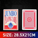 Kūrybi&scaron;kas didelio dydžio dizainas ir 9 kartus storesnės juokingos kortelės žaidimui didelis rekvizitas A4 didelė kortelė mini pokeris 4 dydžiai