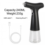 USB įkraunamas elektrinis alyvuogių aliejaus pur&scaron;kimo buteliukas-dozatorius BBQ, virtuvei, aliejaus purk&scaron;tuvas, kūrybingas sojos padažo indelis, acto laikymo butelis