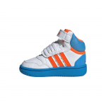 Disney x adidas Hoops 3.0 Mid I Mikės Pūkuotuko Kūdikio Sportbačiai Balti Debesies Baltumo Įspūdingai Oranžiniai GY6633 22