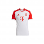 Adidas Bayern Munich Namų Apranga Su Raidiniu Logotipu Sportiniai Trumpomis Rankovėmis Futbolo Mar&scaron;kinėliai Vyri&scaron;ki Vir&scaron;utiniai Drabužiai Raudona Balta IJ7442 M