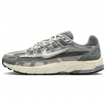 Nike P-6000 plok&scaron;ti alavo unisex sportbačiai pilki &scaron;viesiai geležies rūdos metalo sidabro spalvos FN7509-029 38.5