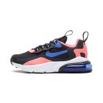 Nike Air Max 270 Patogūs Universalūs Smūgių Absorbcija Patvarūs Žemi Laisvalaikio Batai Vaikams Sportbačiai Rožiniai Juodi Mėlyni BQ0102-024 28
