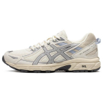Asics Gel-Venture 6 Patogus audinys Sintetinė oda Žemi bėgimo bateliai Moteri&scaron;ki kedai Balti Pilki Mėlyni 1012B359-101 35.5