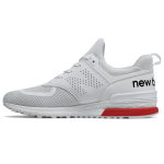 New Balance Nb 574 Sport Patogūs Sportiniai Žemi Gyvenimo Būdo Batai Unisex Krosiniai Batai Balti MS574PCW 36